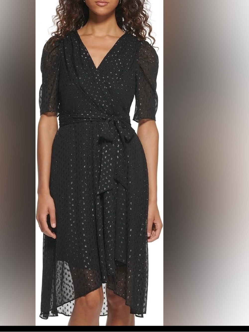 Tommy Hilfiger Black Midi Dress